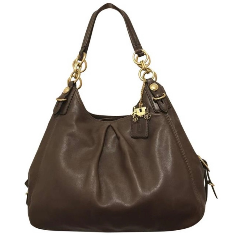 Brown Leather Coach Maggie Mia Madison Purse